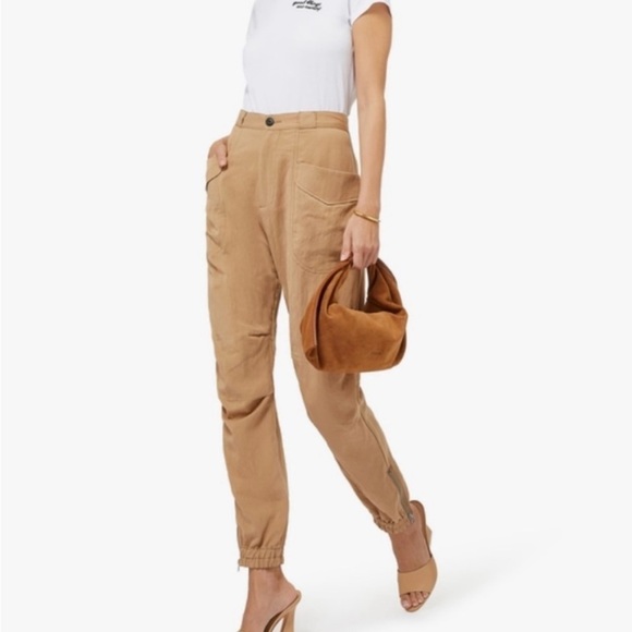 Rag & Bone Dark Khaki Trail Jogger pant trousers NWT Lyocell/tencell Sz 0 - Picture 1 of 13